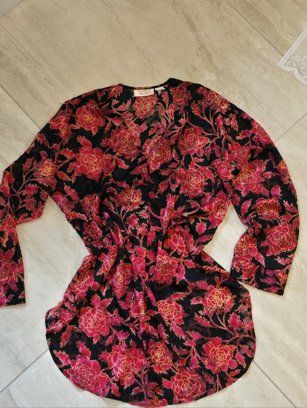 Vintage Gold Label Victorias Secret Sheer Top